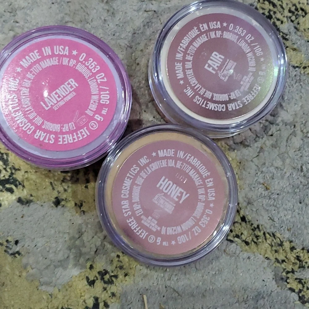 NEW (3) Jeffree Star Magic Star Luminous setting Powder